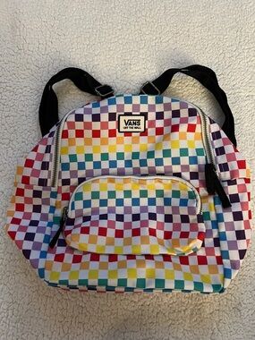 Vans Multicolor Checkered Mini Backpack